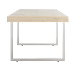Safavieh Cael Dining Table , DTB9300 - Sand / Silver