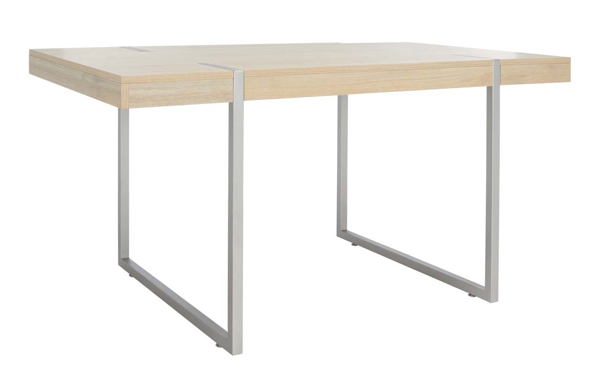 Safavieh Cael Dining Table , DTB9300 - Sand / Silver