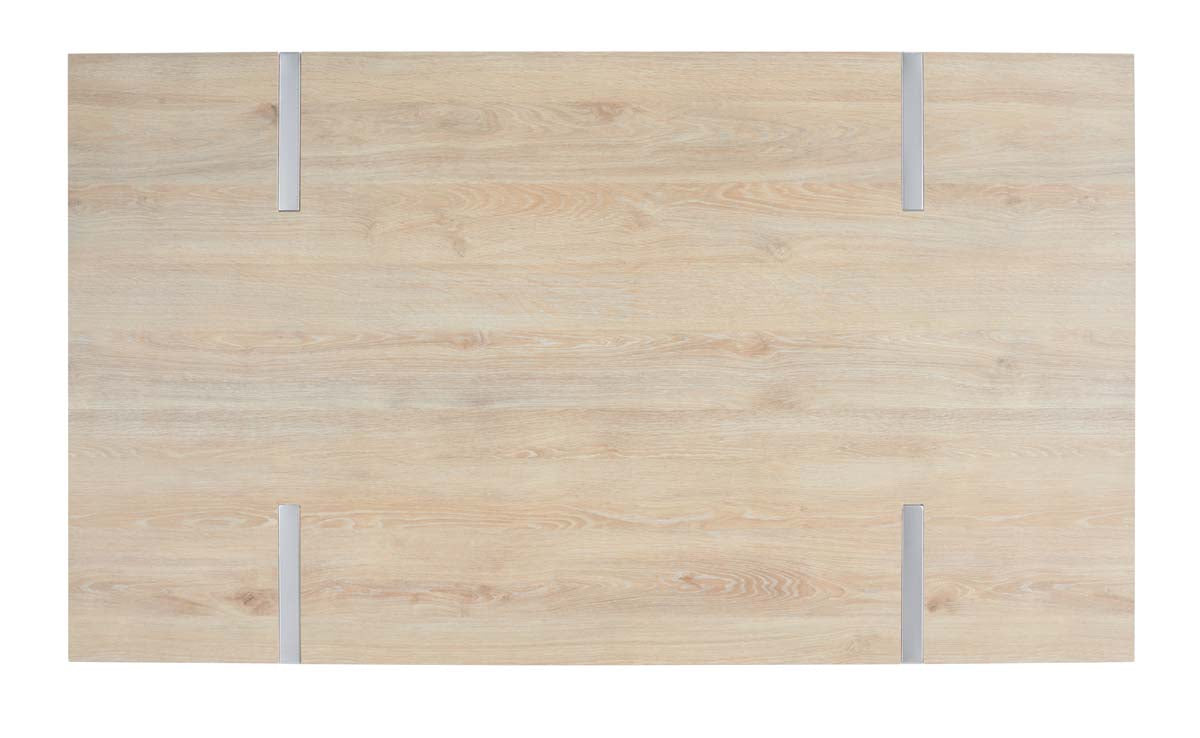 Safavieh Cael Dining Table , DTB9300 - Sand / Silver