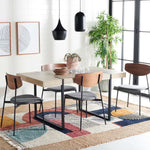 Safavieh Cael Dining Table , DTB9300 - Sand / Black