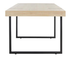 Safavieh Cael Dining Table , DTB9300 - Sand / Black