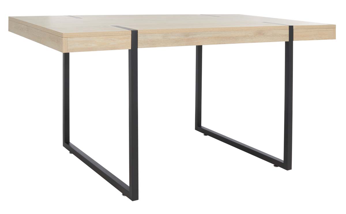 Safavieh Cael Dining Table , DTB9300 - Sand / Black