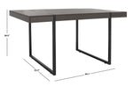 Safavieh Cael Dining Table , DTB9300 - Charcoal / Black