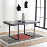 Safavieh Cael Dining Table , DTB9300 - Charcoal / Black