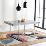 Safavieh Cael Dining Table , DTB9300 - Grey / Silver