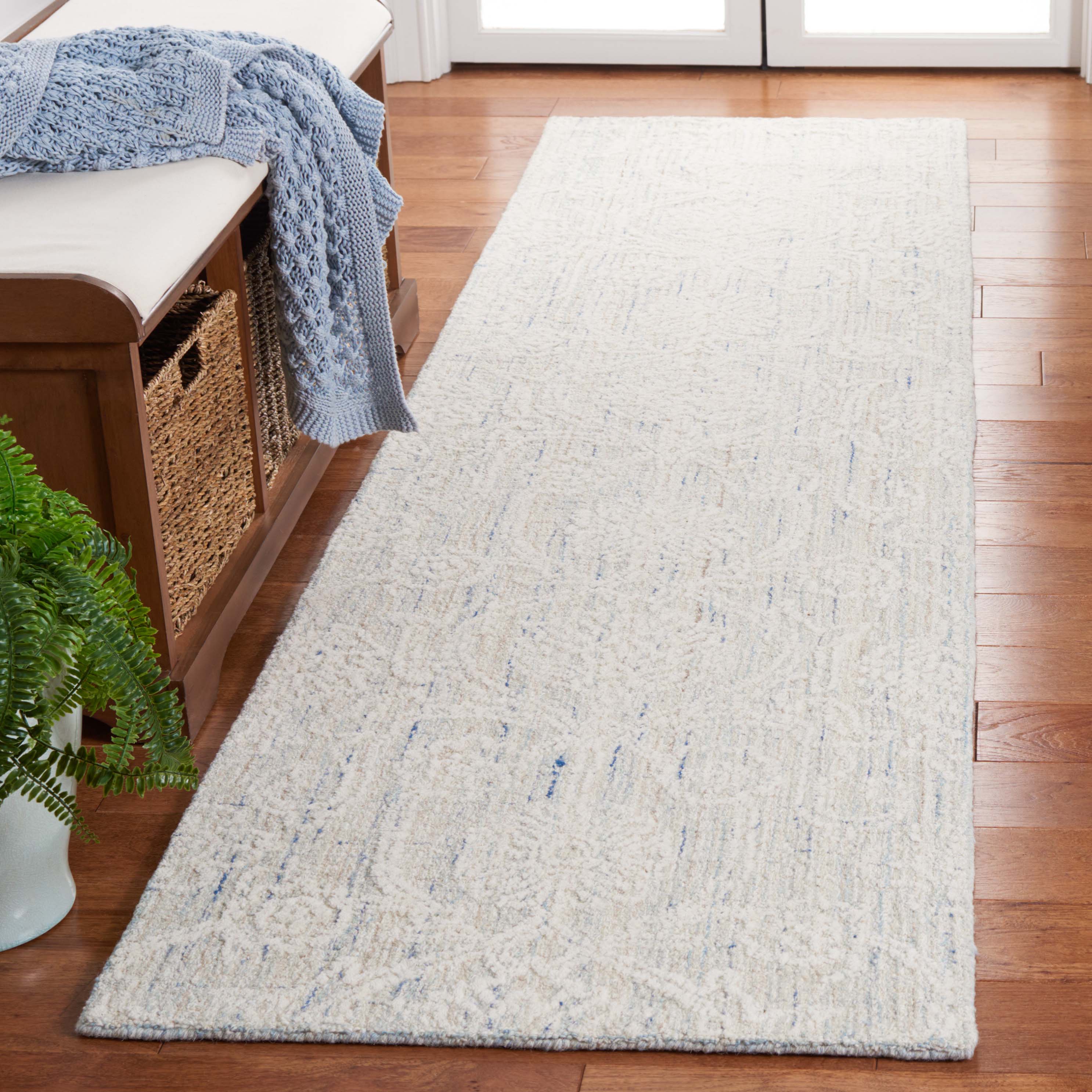 Safavieh Ebony 111 Rug, EBN111 - Teal / Ivory