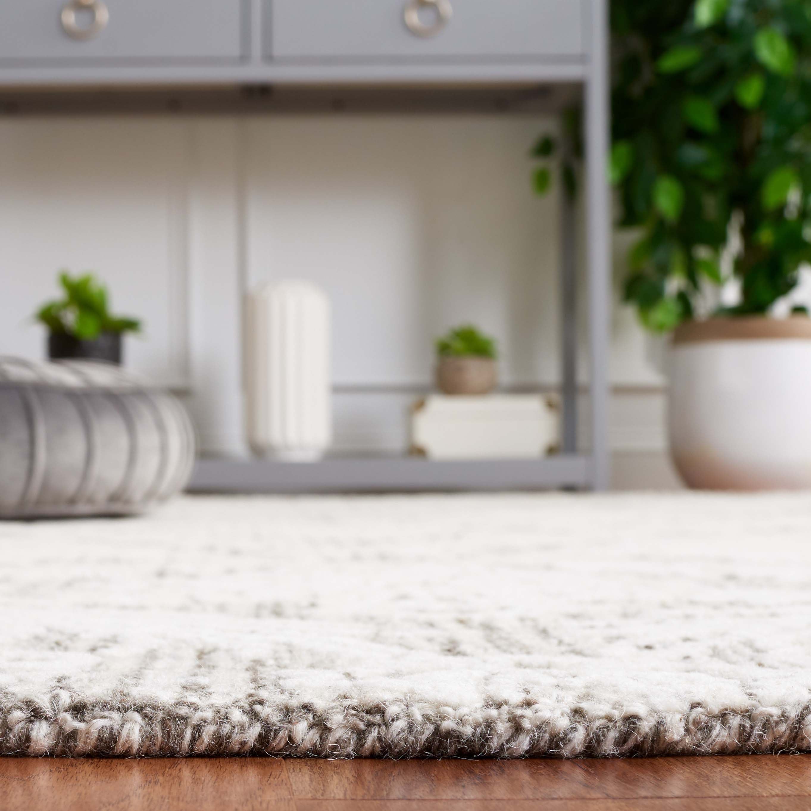 Safavieh Ebony 112 Rug, EBN112 - Grey / Ivory