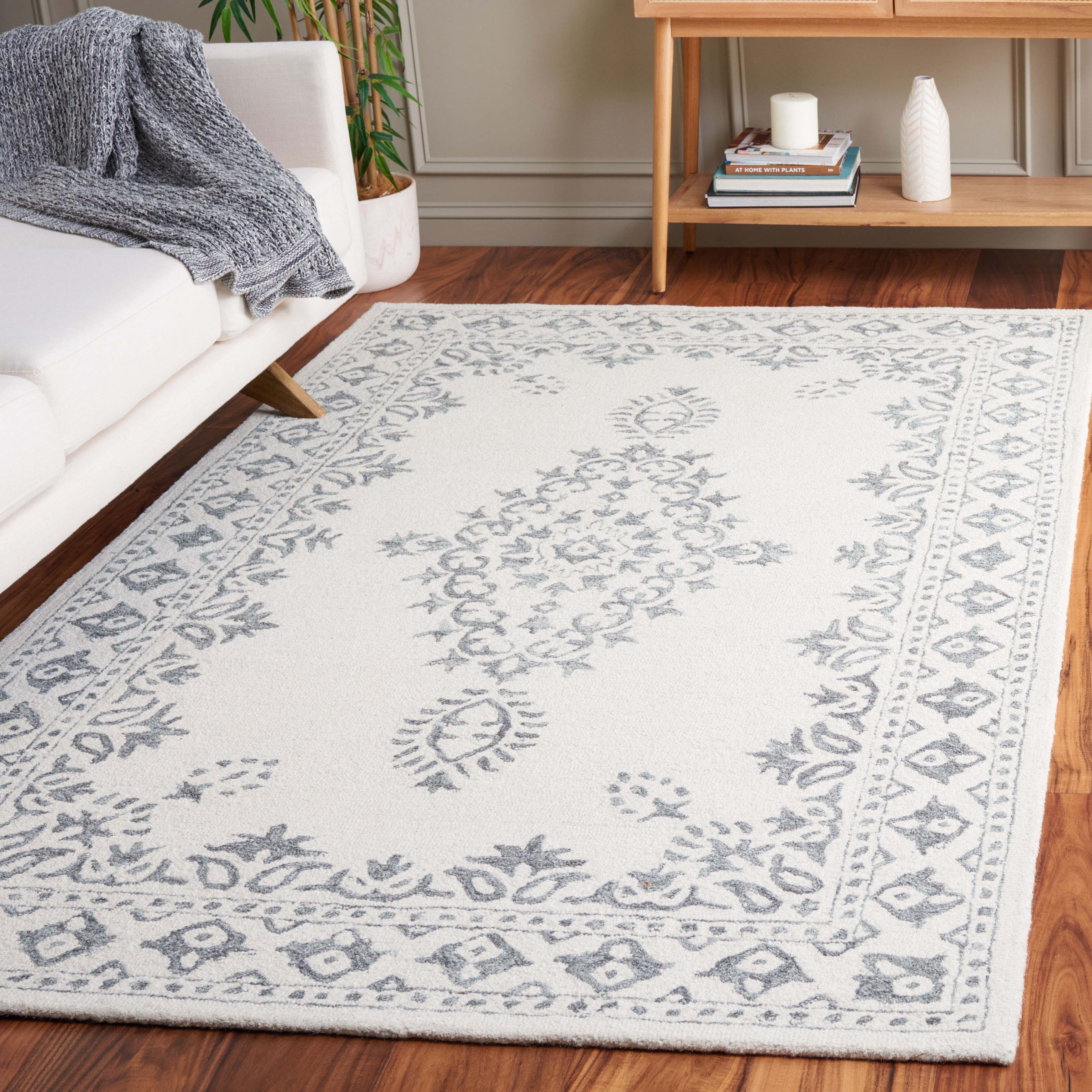Safavieh Ebony 650 Rug, EBN650 - Ivory / Grey