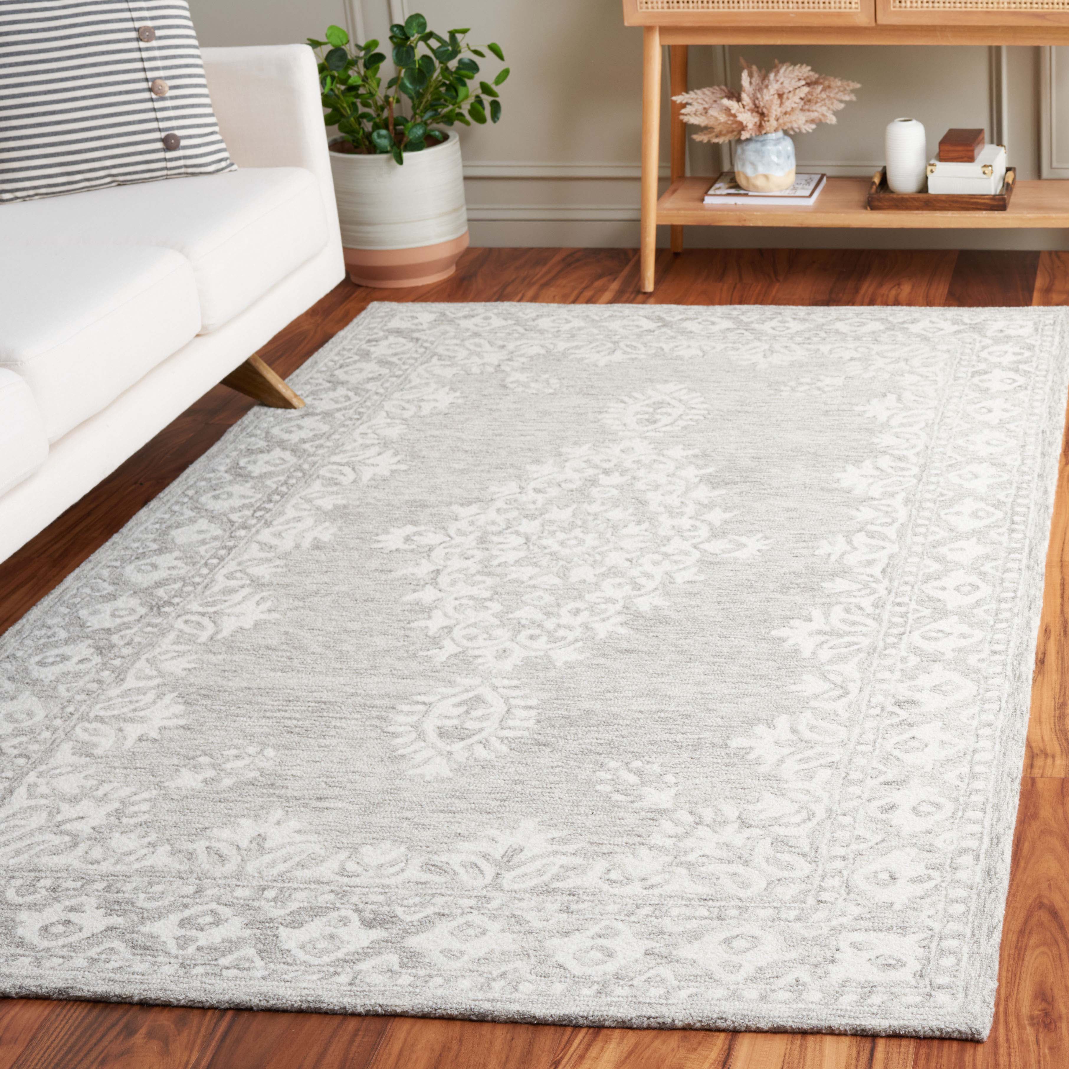 Safavieh Ebony 650 Rug, EBN650 - Grey / Ivory