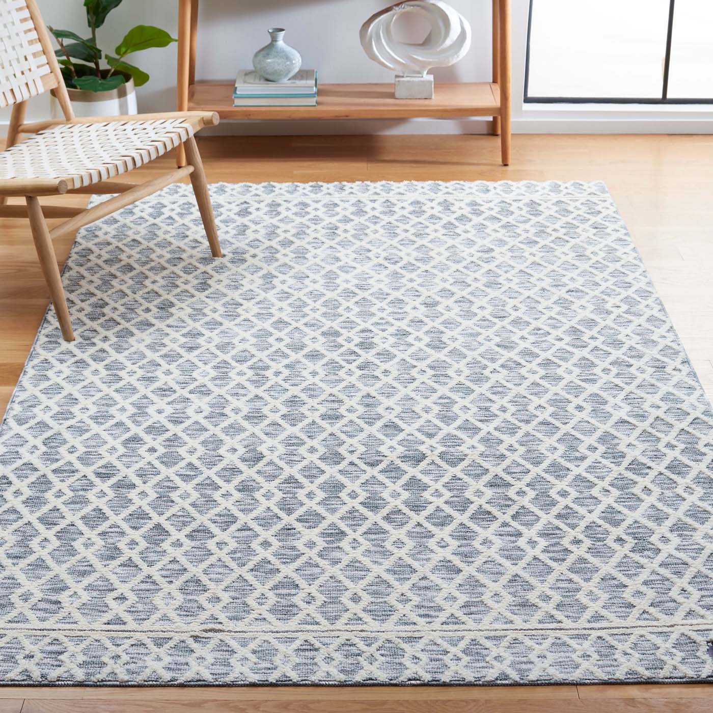 Safavieh Easy Care 111 Rug, ECR111 - Grey / Ivory