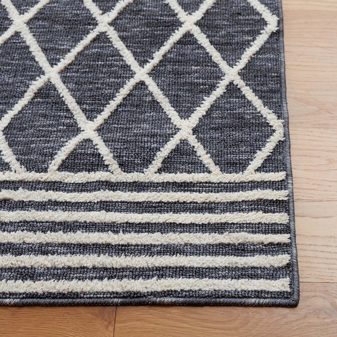Safavieh Easy Care 112 Rug, ECR112 - Grey / Ivory