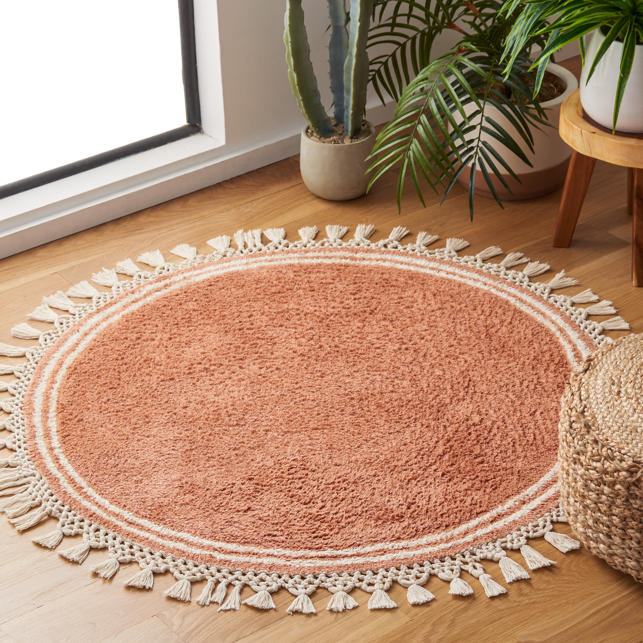 Safavieh Easy Care 201 Rug, ECR201 - Rust / Ivory