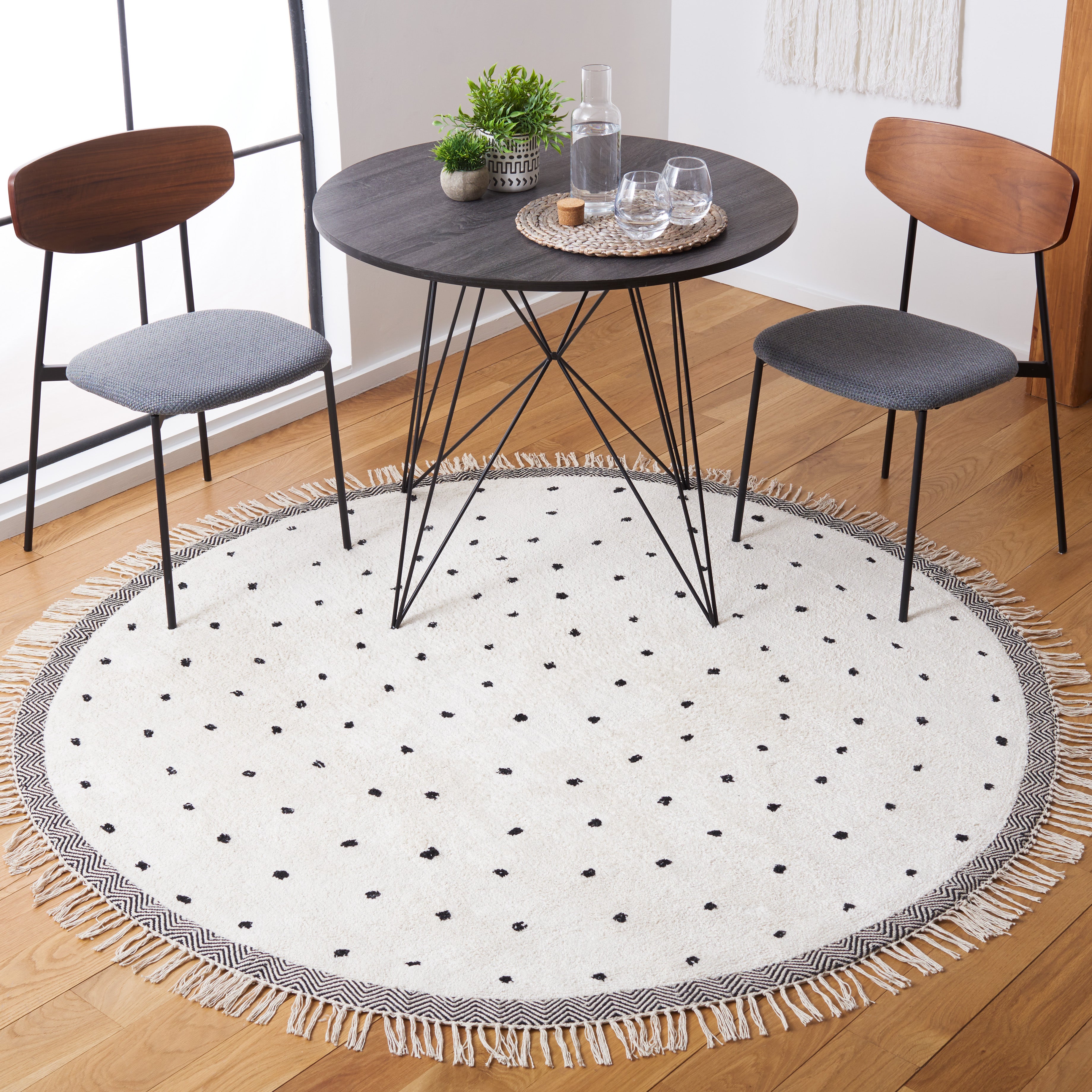 Safavieh Easy Care 203 Rug, ECR203 - Ivory / Black