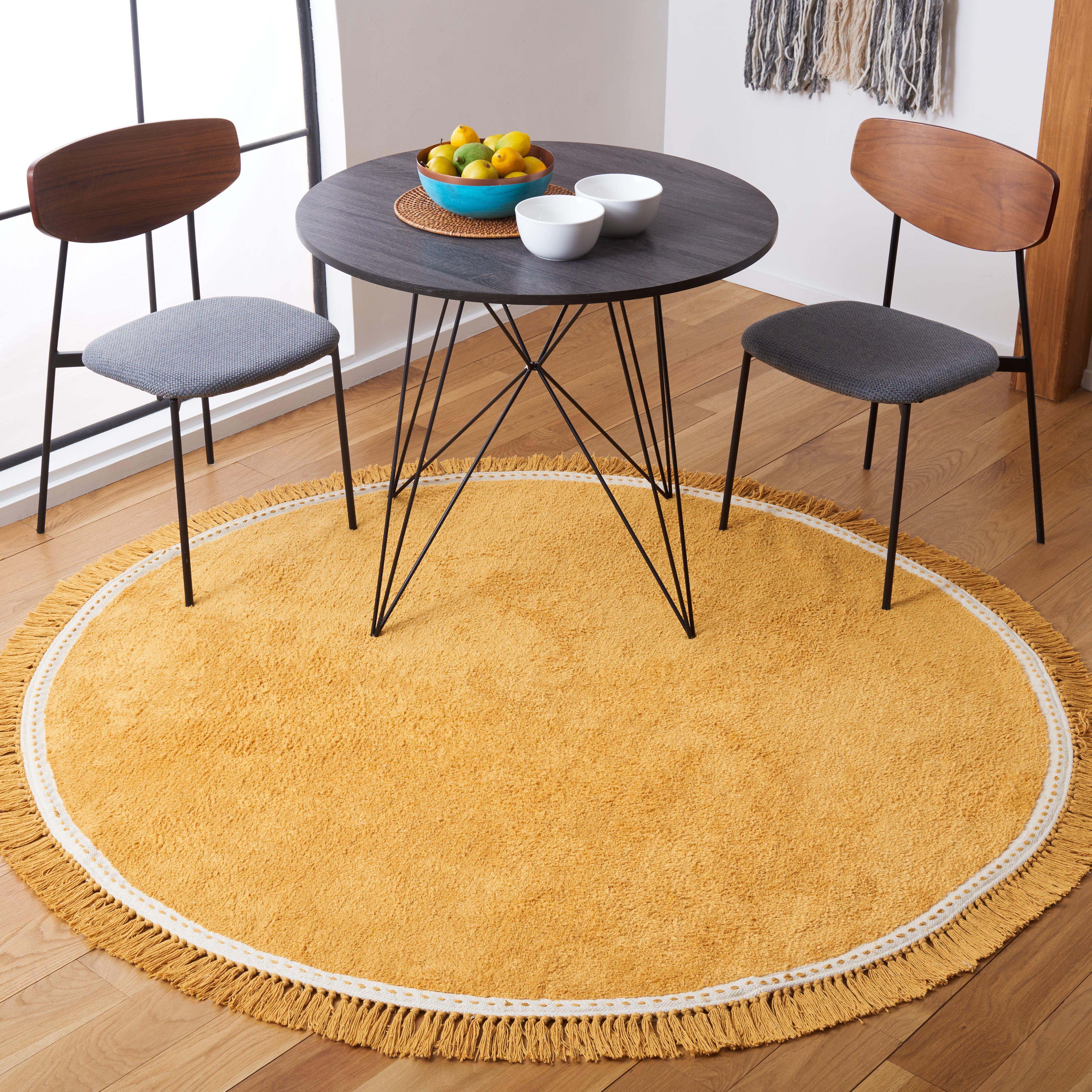 Safavieh Easy Care 204 Rug, ECR204 - Yellow / Ivory