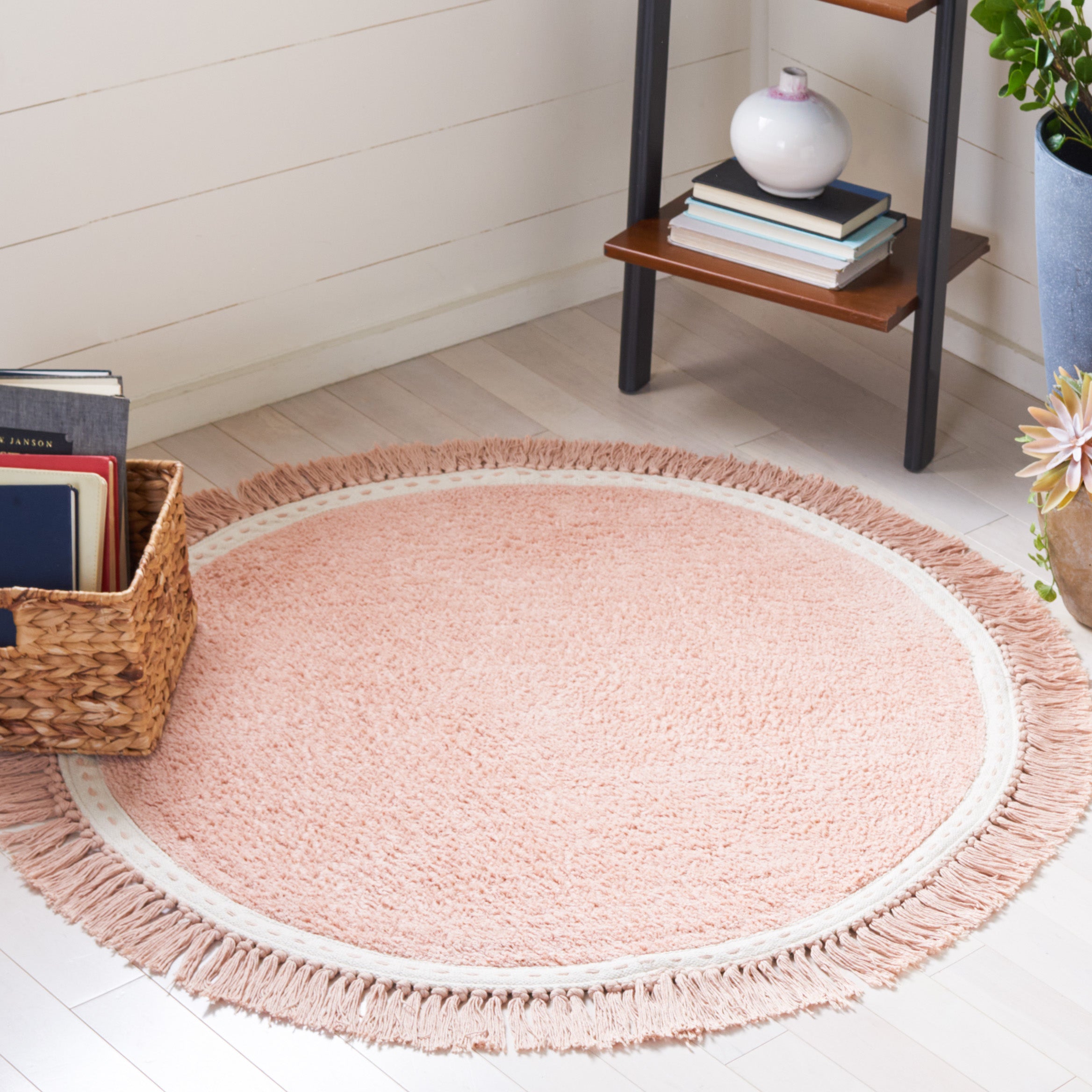 Safavieh Easy Care 204 Rug, ECR204 - Pink / Ivory