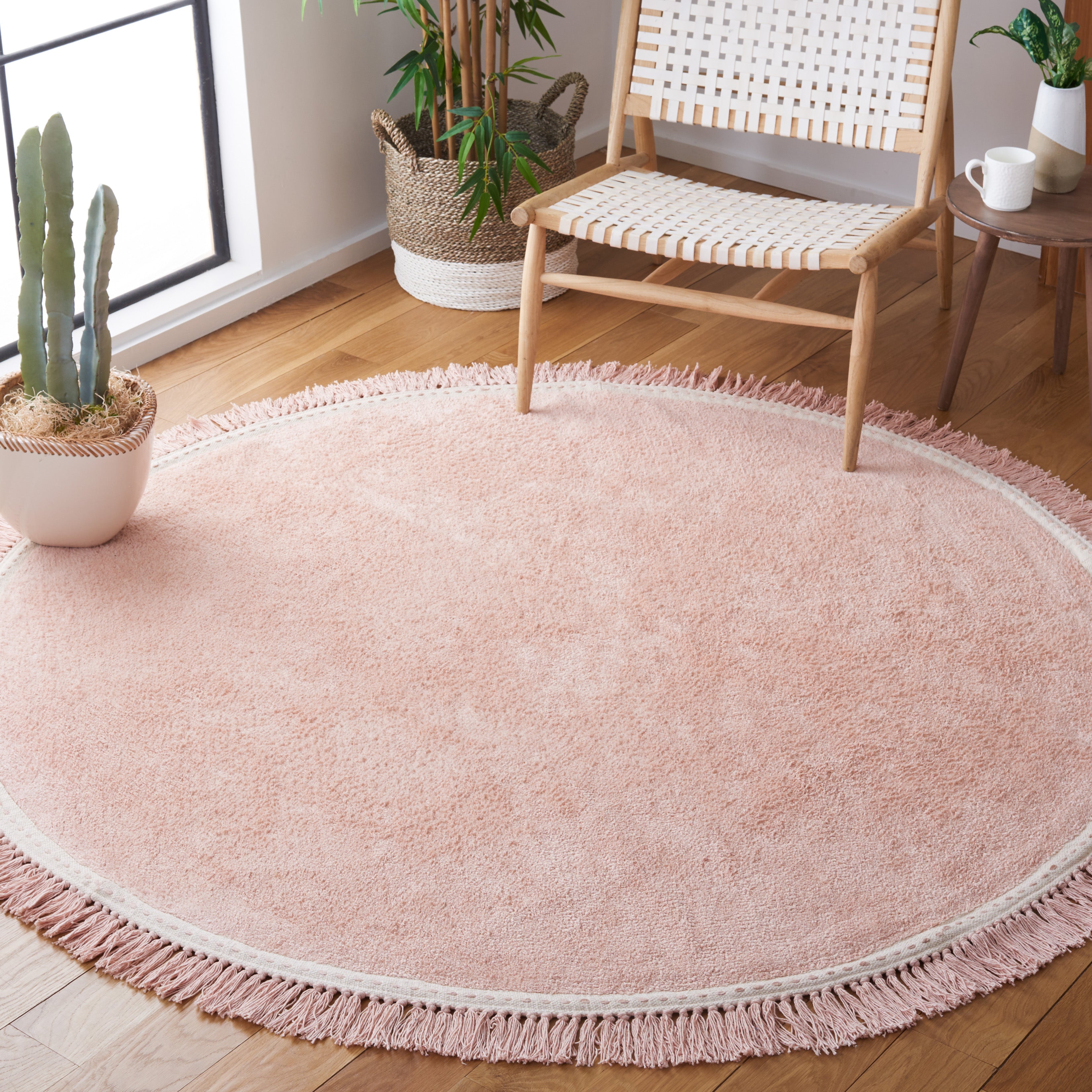 Safavieh Easy Care 204 Rug, ECR204 - Pink / Ivory