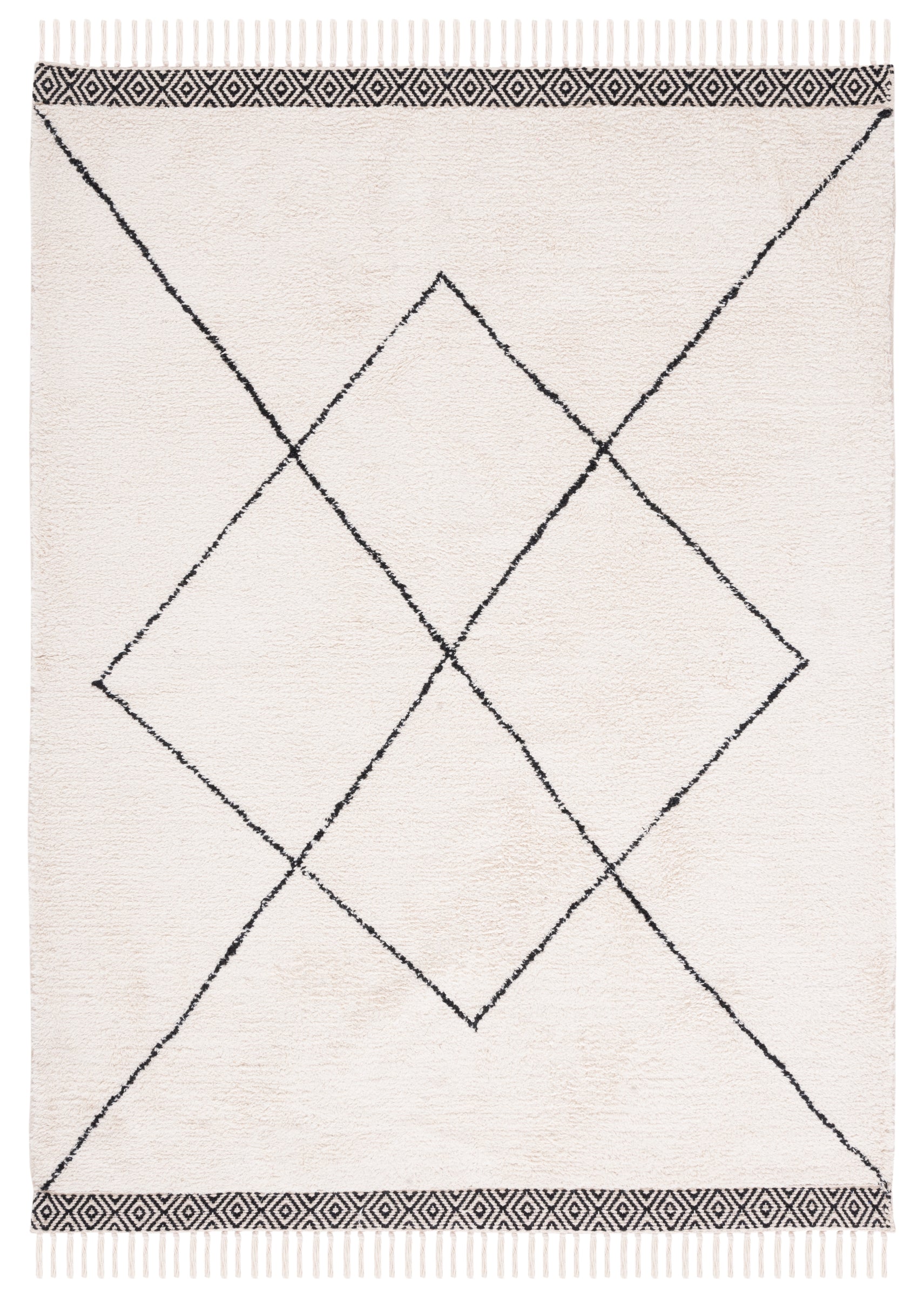 Safavieh Easy Care 210 Rug, ECR210 - Ivory / Black