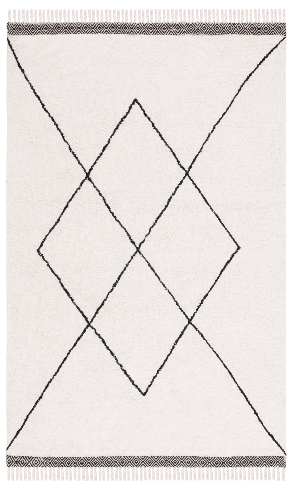 Safavieh Easy Care 210 Rug, ECR210 - Ivory / Black