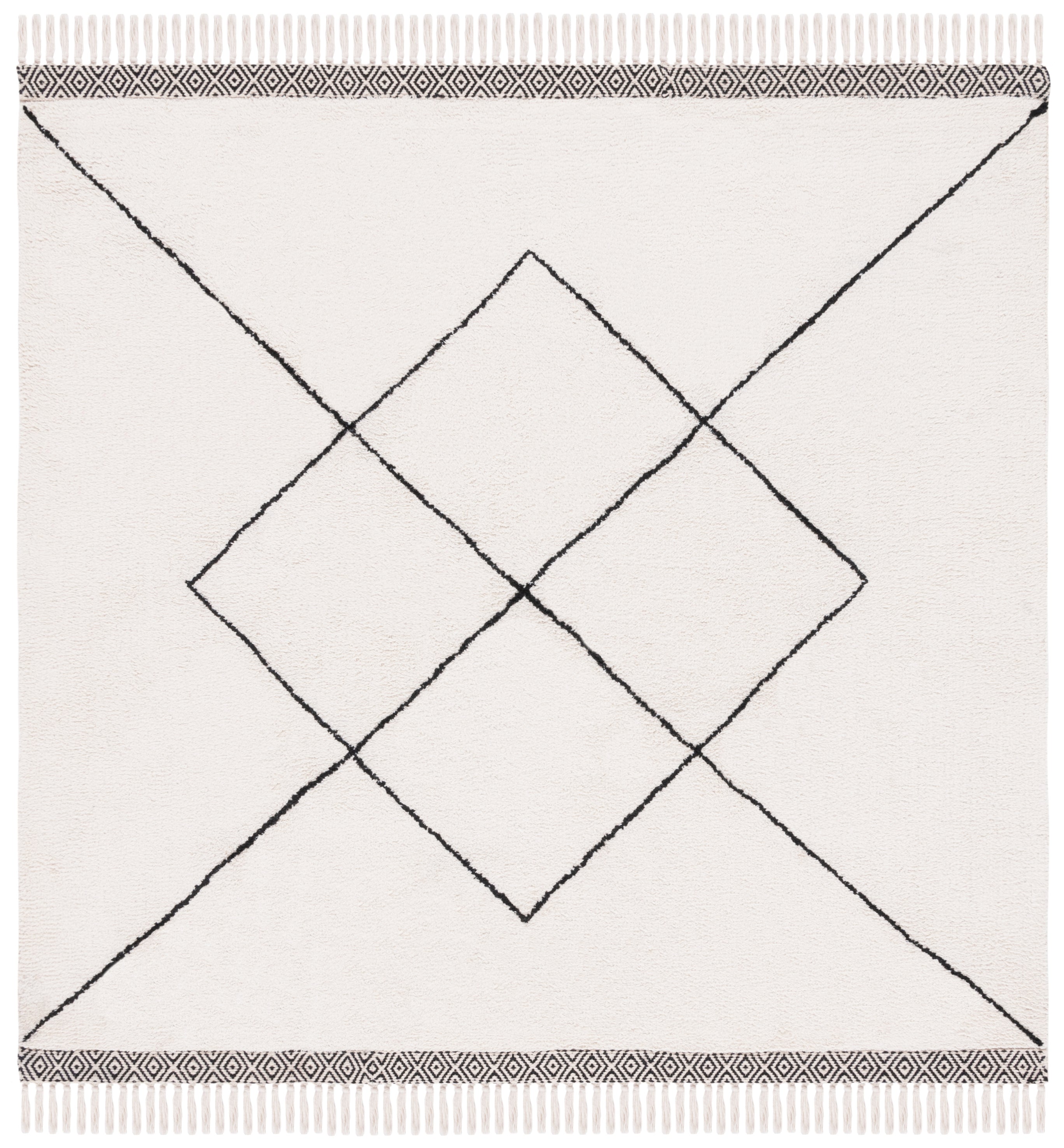 Safavieh Easy Care 210 Rug, ECR210 - Ivory / Black