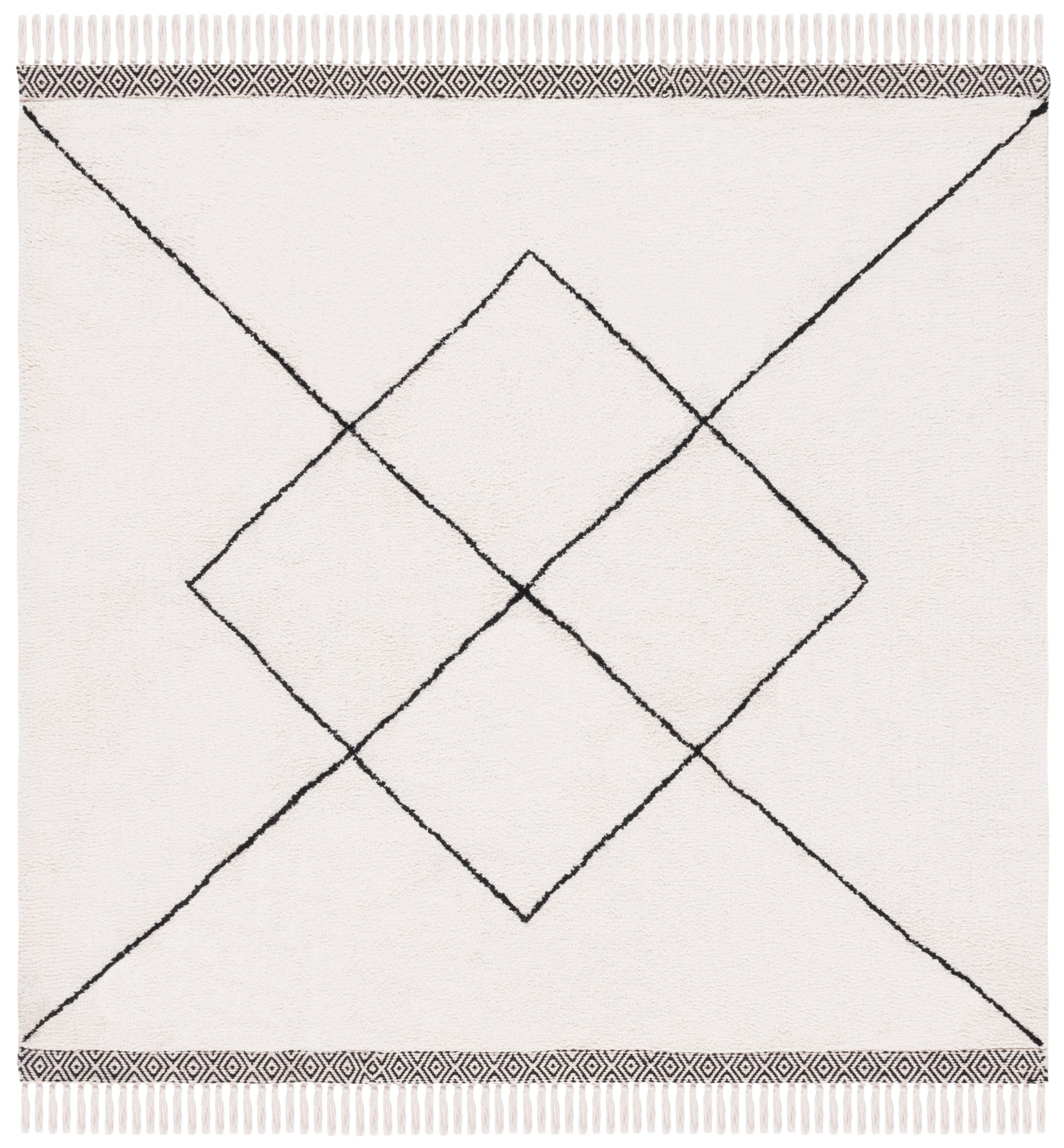 Safavieh Easy Care 210 Rug, ECR210 - Ivory / Black