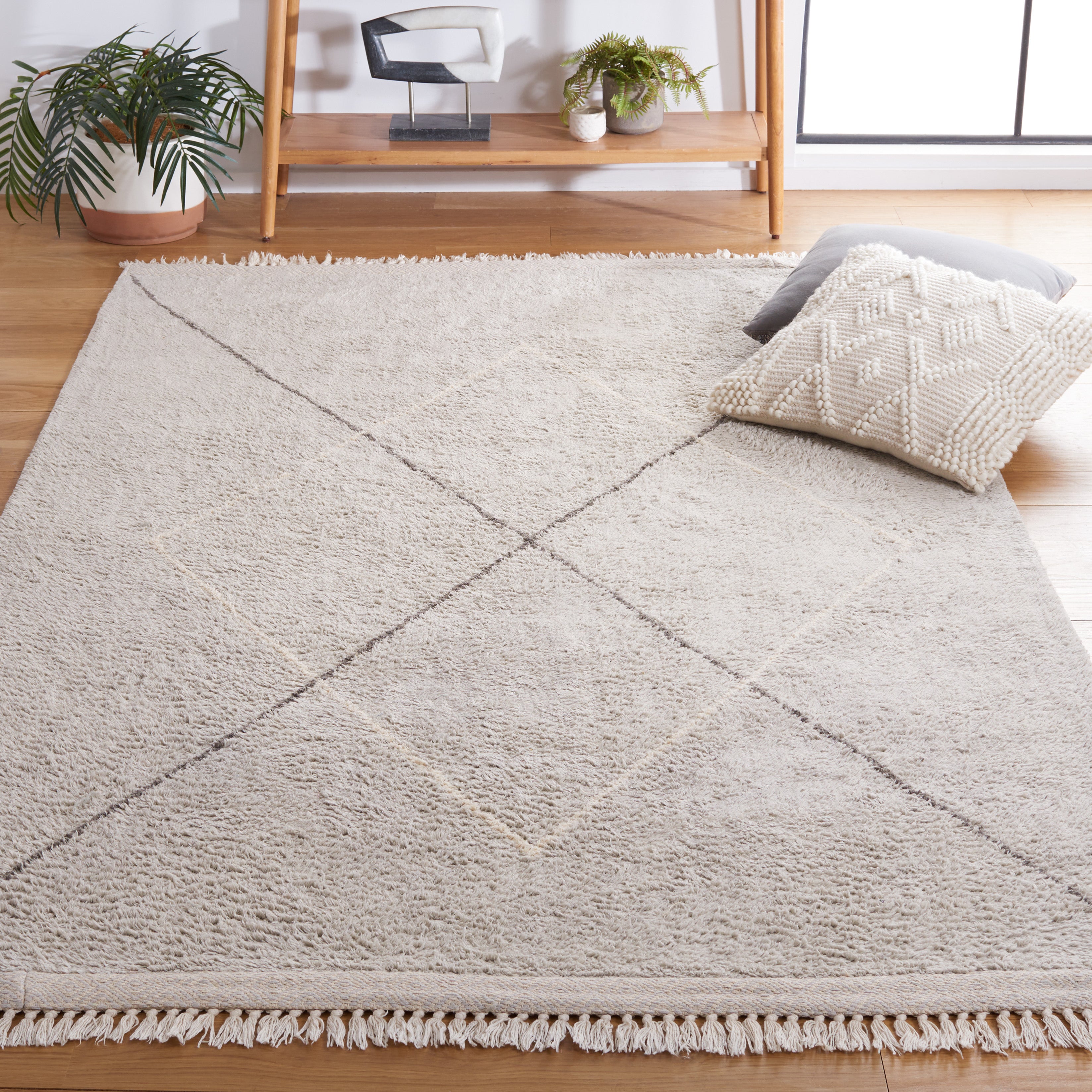 Safavieh Easy Care 210 Rug, ECR210 - Grey / Ivory