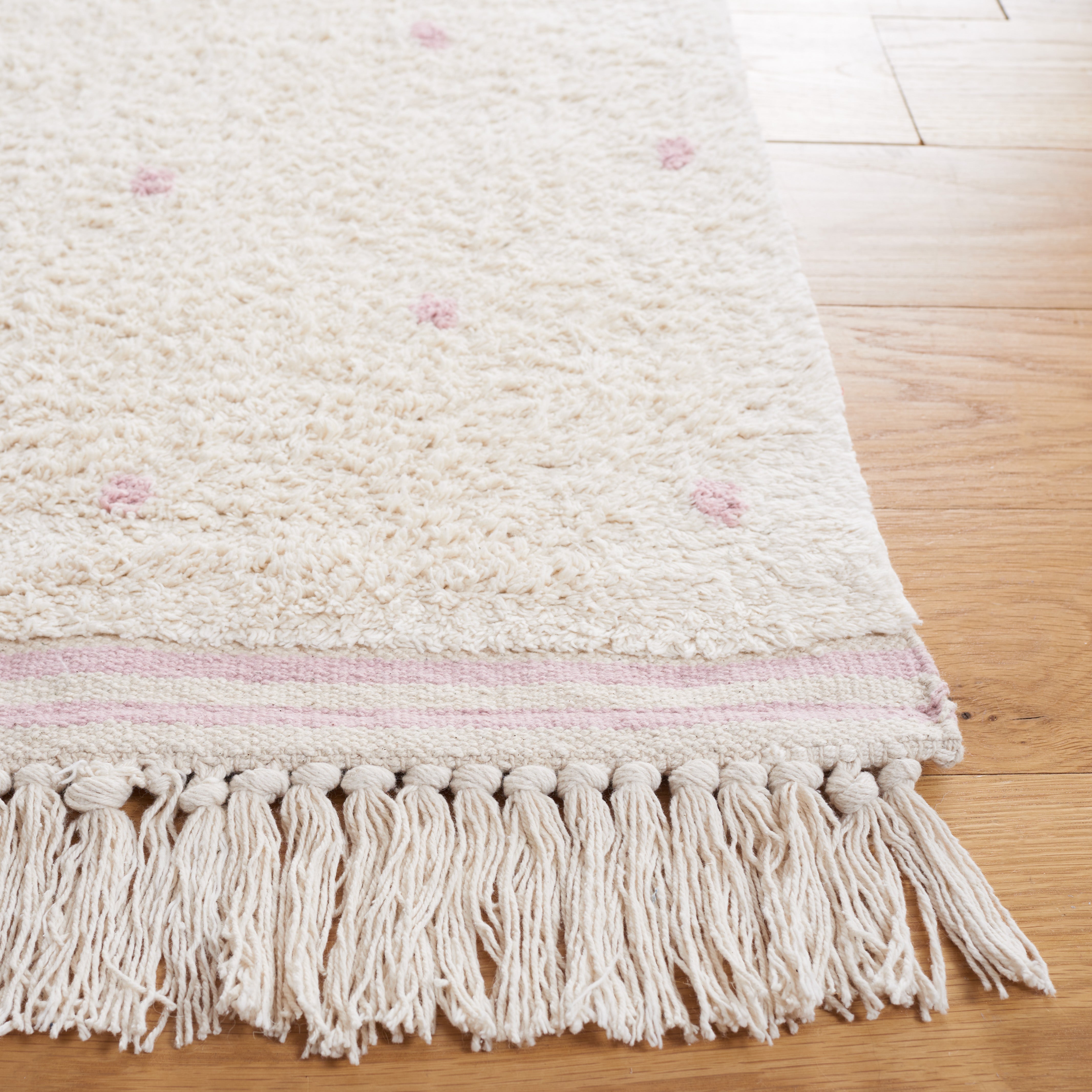 Safavieh Easy Care 212 Rug, ECR212 - Ivory / Pink