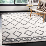 Safavieh Equinox Shag 711 Rug, EQS711 - Cream / Grey