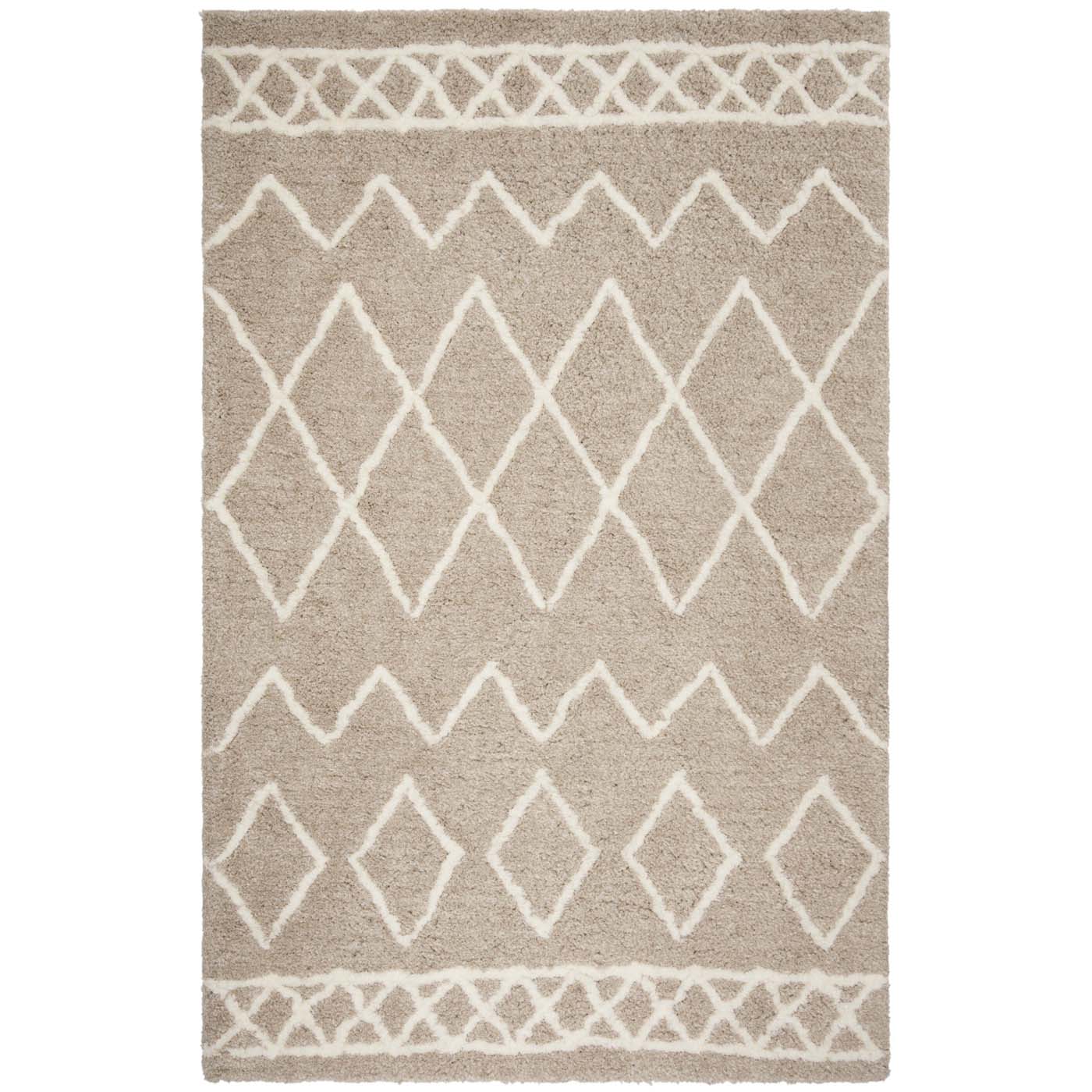 Safavieh Equinox Shag 711 Rug, EQS711 - Beige / Ivory