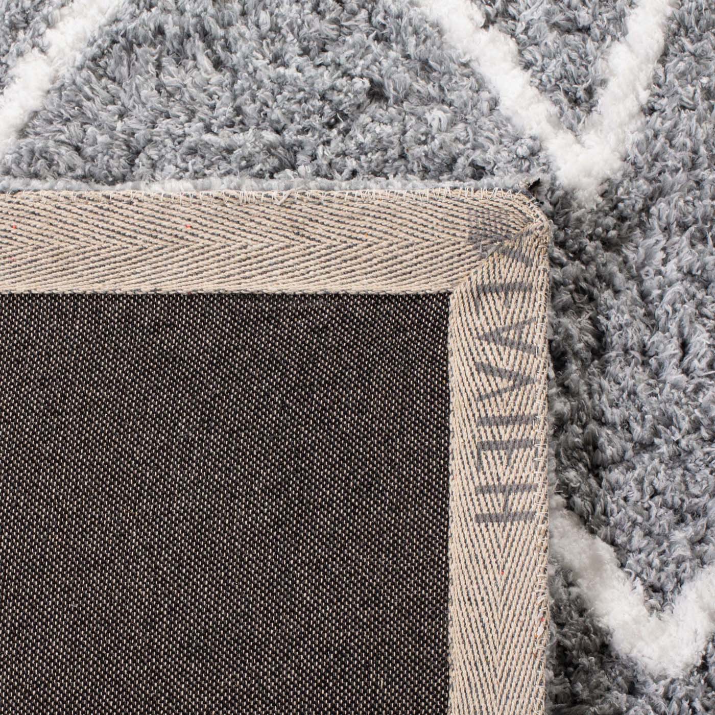 Safavieh Equinox Shag 711 Rug, EQS711 - Grey / Cream