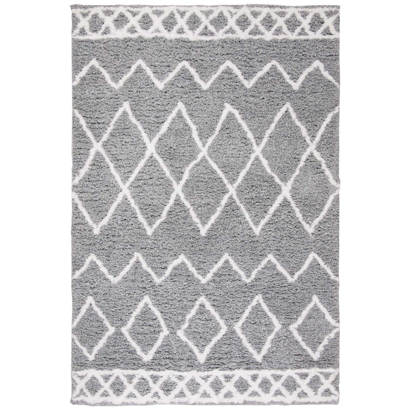 Safavieh Equinox Shag 711 Rug, EQS711 - Grey / Cream