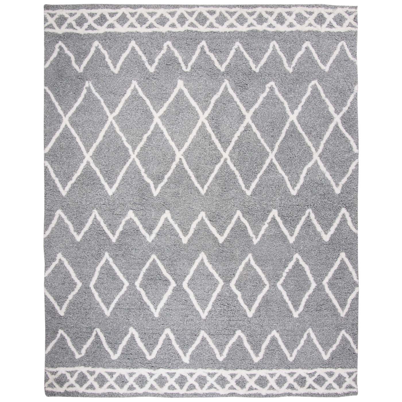 Safavieh Equinox Shag 711 Rug, EQS711 - Grey / Cream