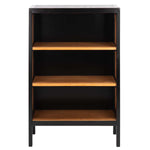 Safavieh Franz 3 Shelf Wood Back Etagere , ETG2104 - Black / Natural
