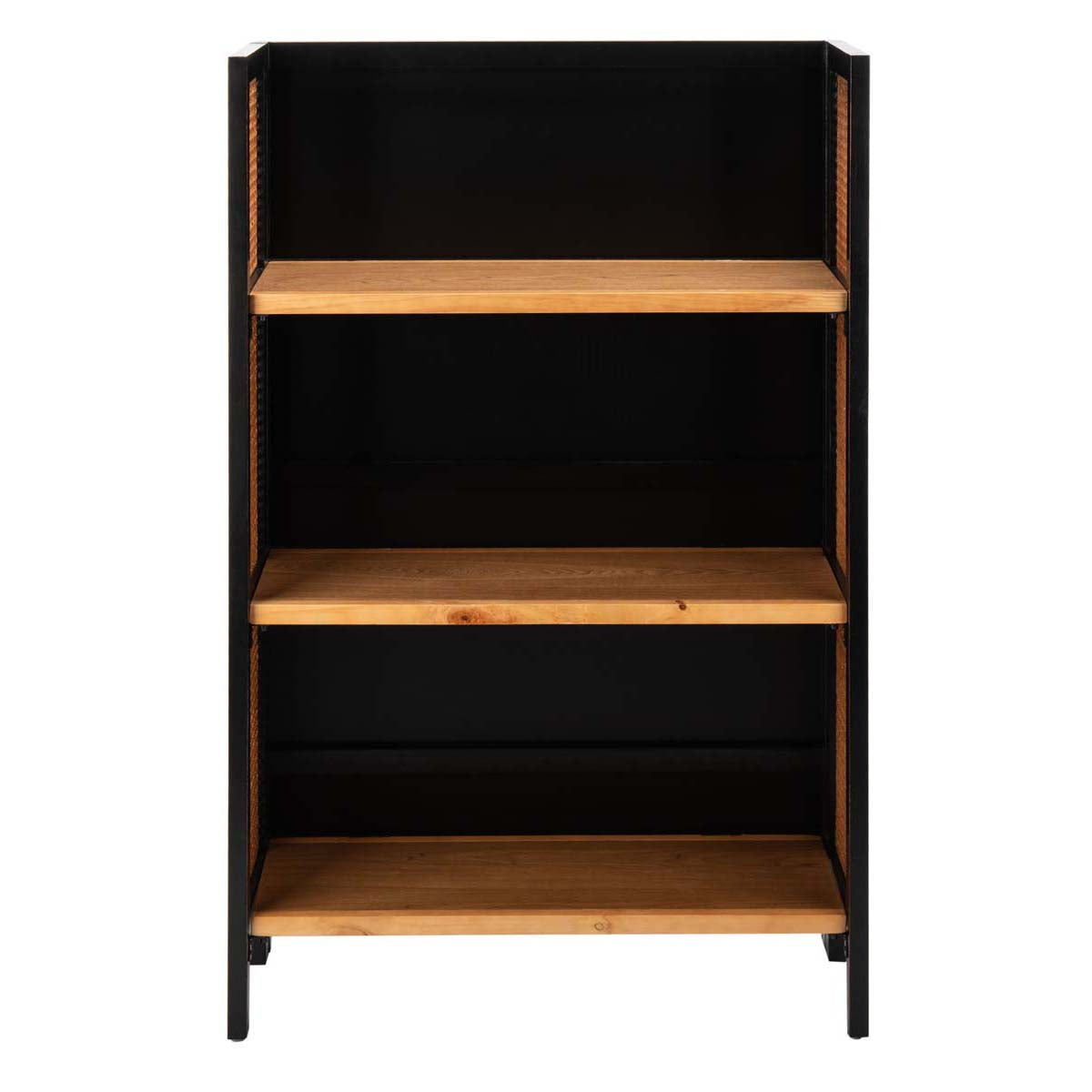Safavieh Franz 3 Shelf Open Top Etagere , ETG2105 - Black / Natural