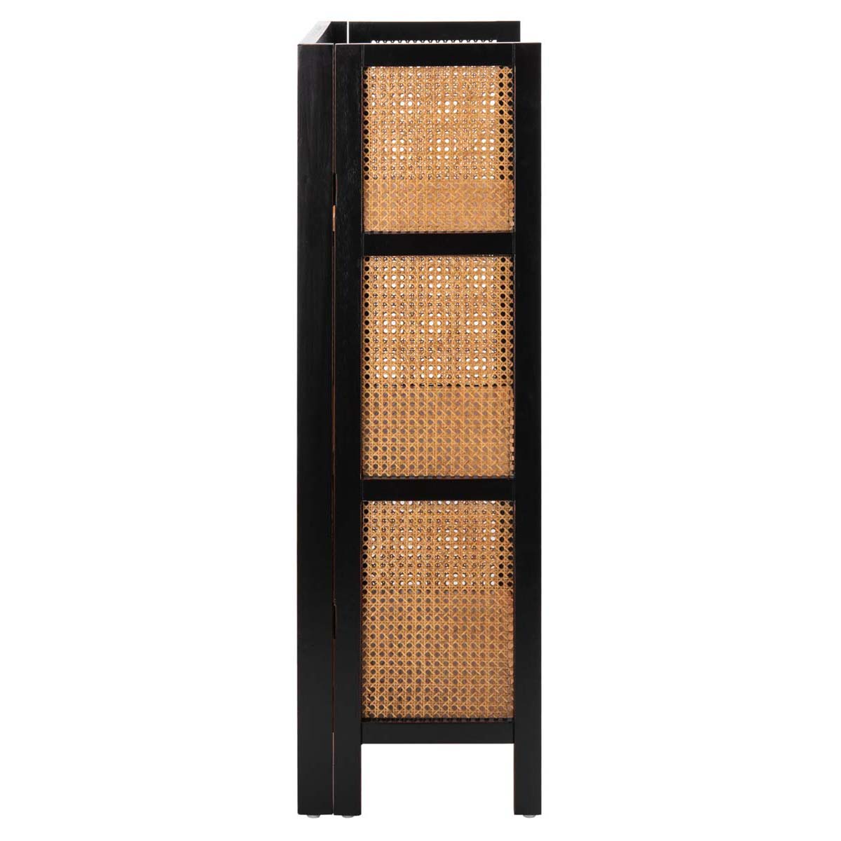 Safavieh Franz 3 Shelf Open Top Etagere , ETG2105 - Black / Natural
