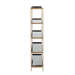 Safavieh Justine 5 Tier Etagere , ETG3201 - Black/Brass