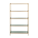 Safavieh Justine 5 Tier Etagere , ETG3201 - Green/Brass
