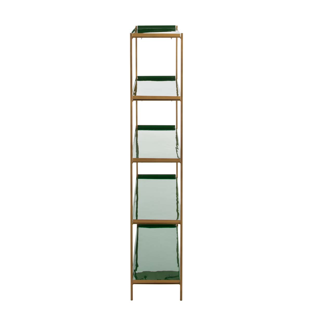 Safavieh Justine 5 Tier Etagere , ETG3201 - Green/Brass