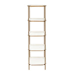 Safavieh Sylvie 5 Tier Etagere , ETG3203 - White/Brass