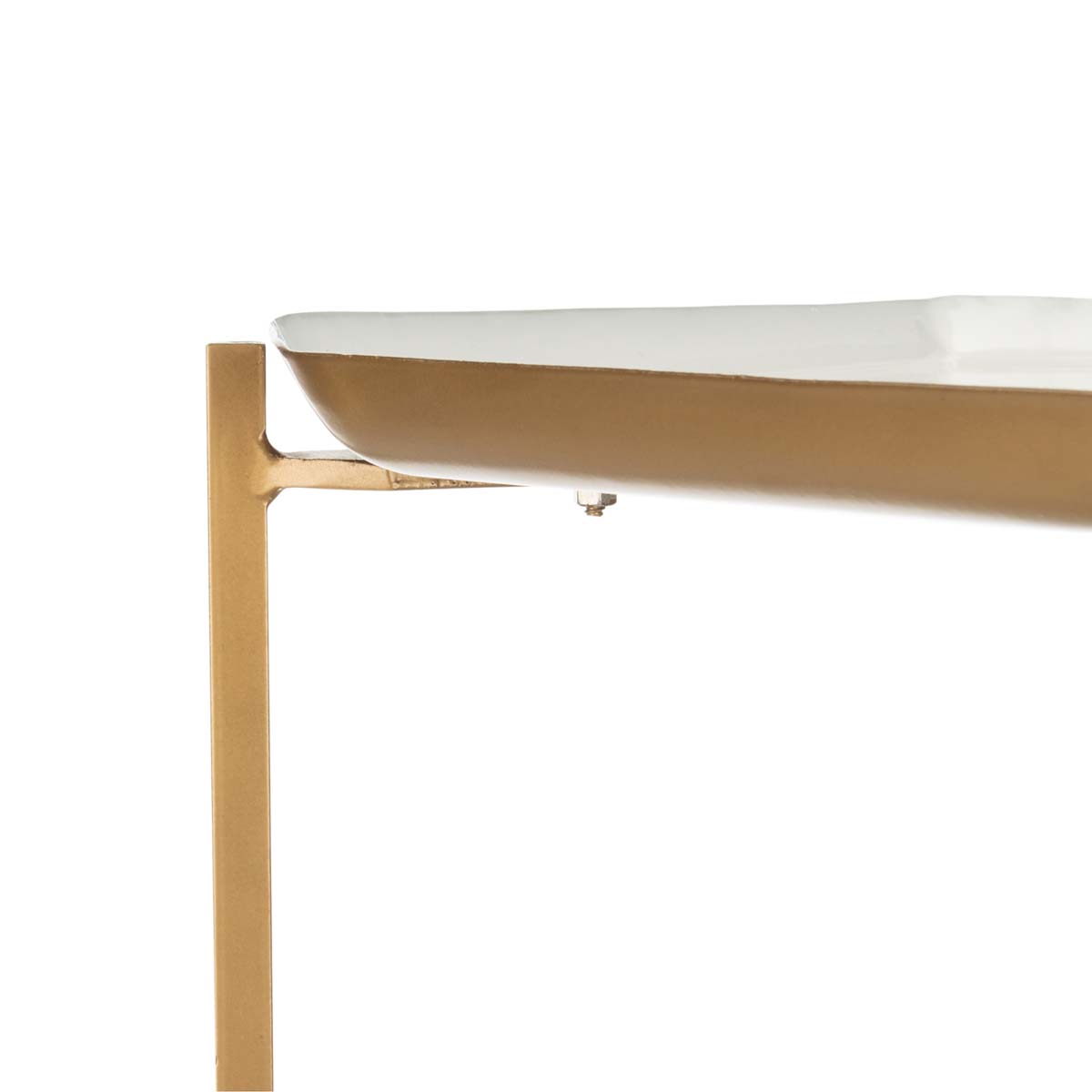 Safavieh Sylvie 5 Tier Etagere , ETG3203 - White/Brass