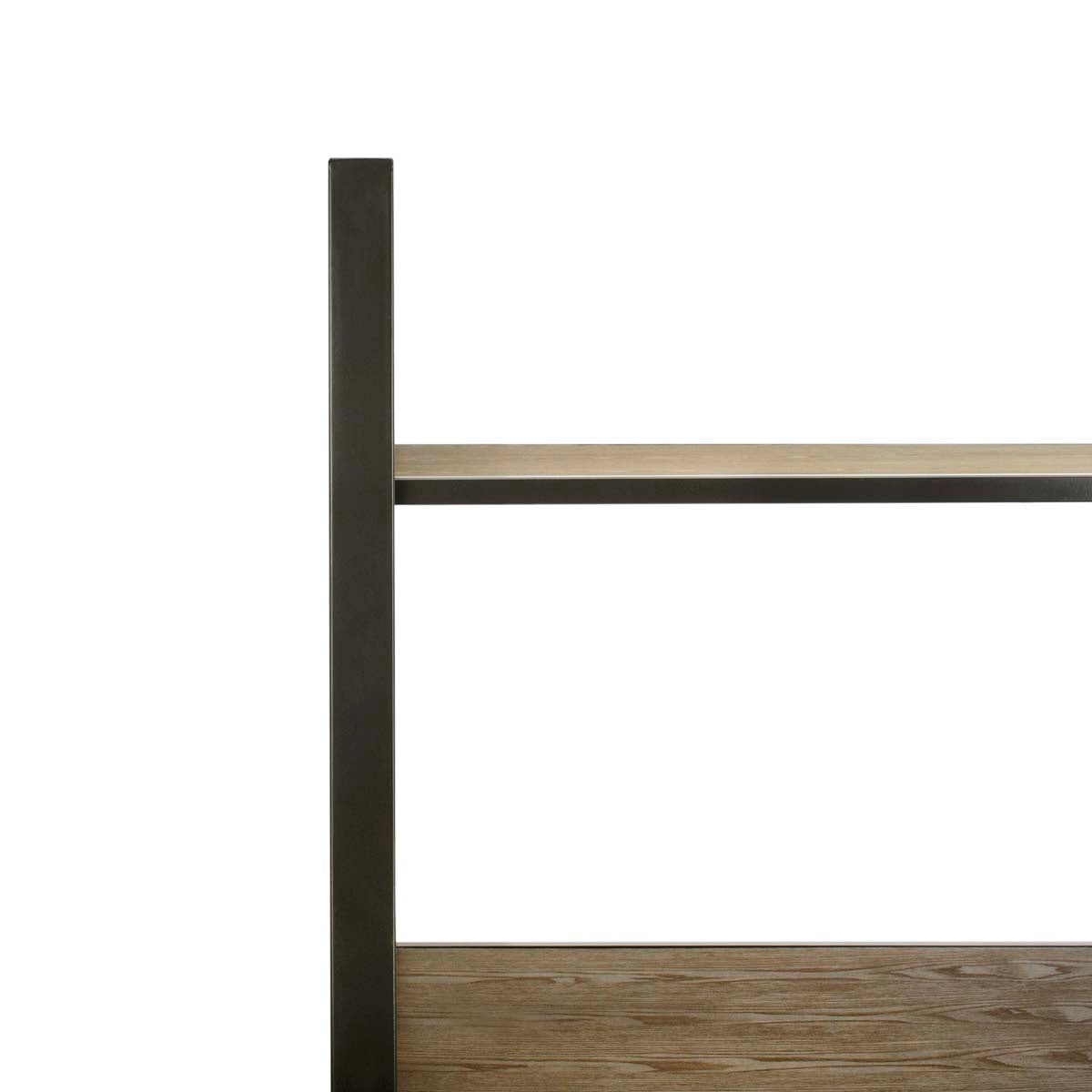 Safavieh Skylar 4 Tier 1 Drawer Etagere , ETG6204 - Gun Metal/Rustic Oak