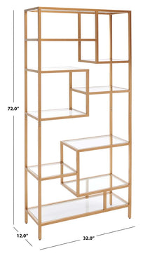 Safavieh Ramie 10 Shelf Etagere , ETG6404 - Gold