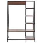 Safavieh Akasha Etagere , ETG9300 - Walnut /Black