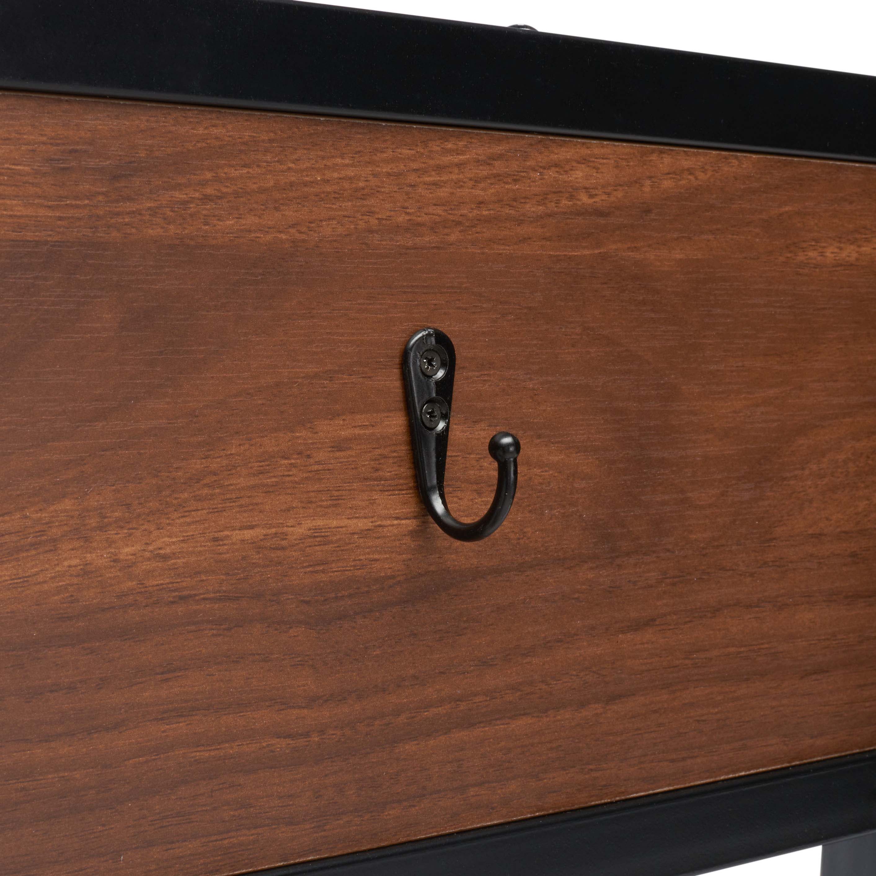 Safavieh Akasha Etagere , ETG9300 - Walnut /Black