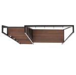 Safavieh Akasha Etagere , ETG9300 - Walnut /Black