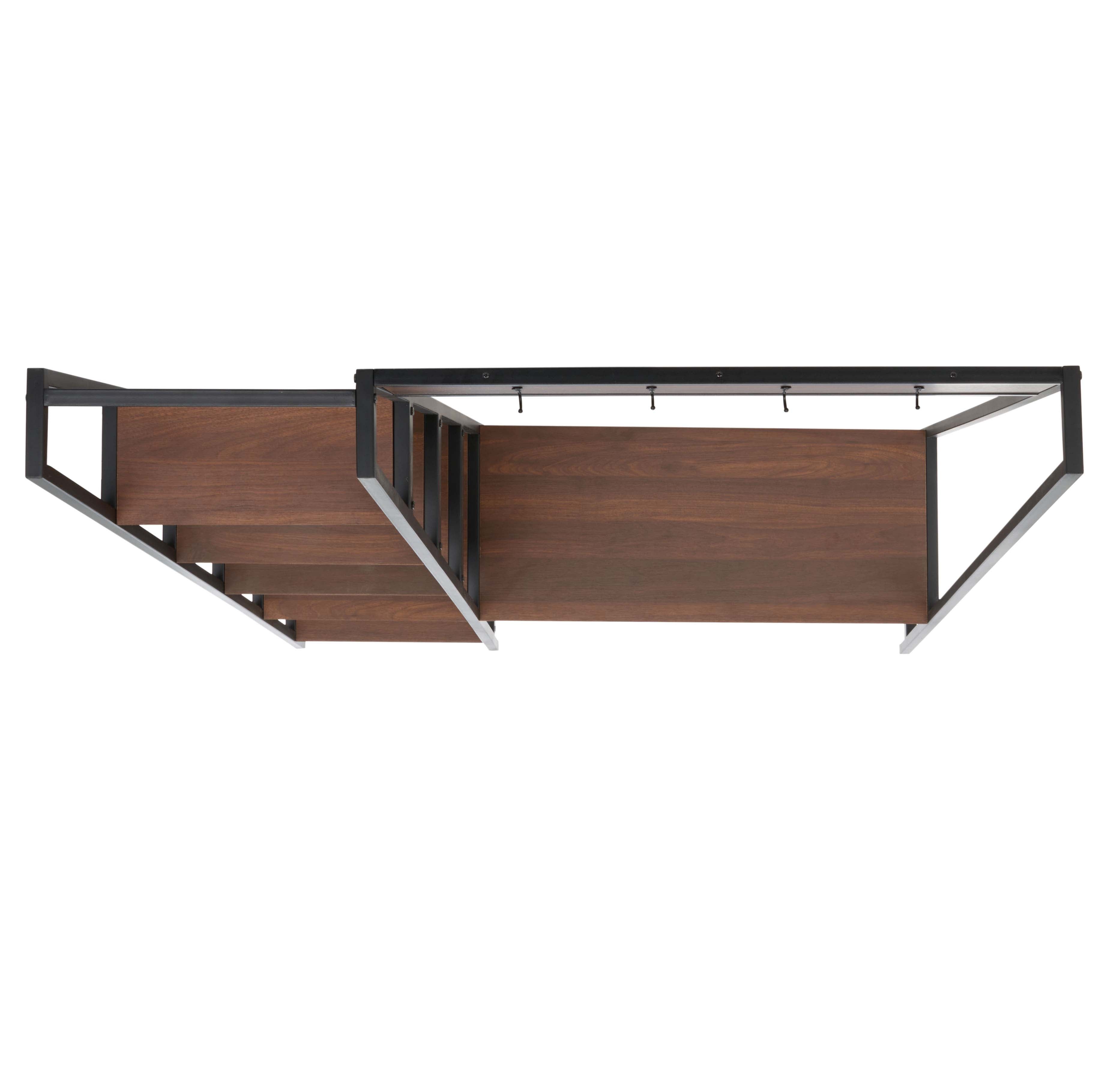 Safavieh Akasha Etagere , ETG9300 - Walnut /Black