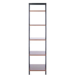 Safavieh Allaire 5 Tier Leaning Etagere, ETG9400 - Honey Brown / Charcoal