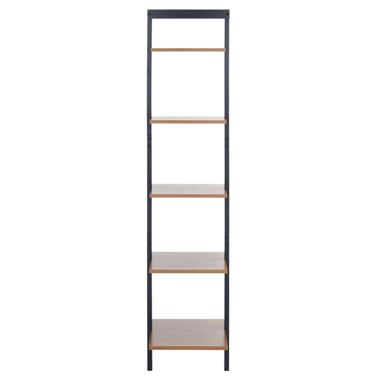 Safavieh Allaire 5 Tier Leaning Etagere , ETG9400 - Natural / Charcoal