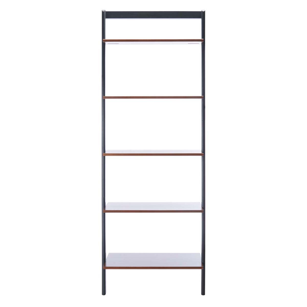 Safavieh Cullyn 5 Tier Leaning Etagere, ETG9401 - Honey Brown / Charcoal