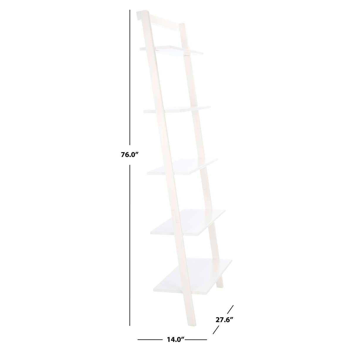 Safavieh Cullyn 5 Tier Leaning Etagere, ETG9401 - White