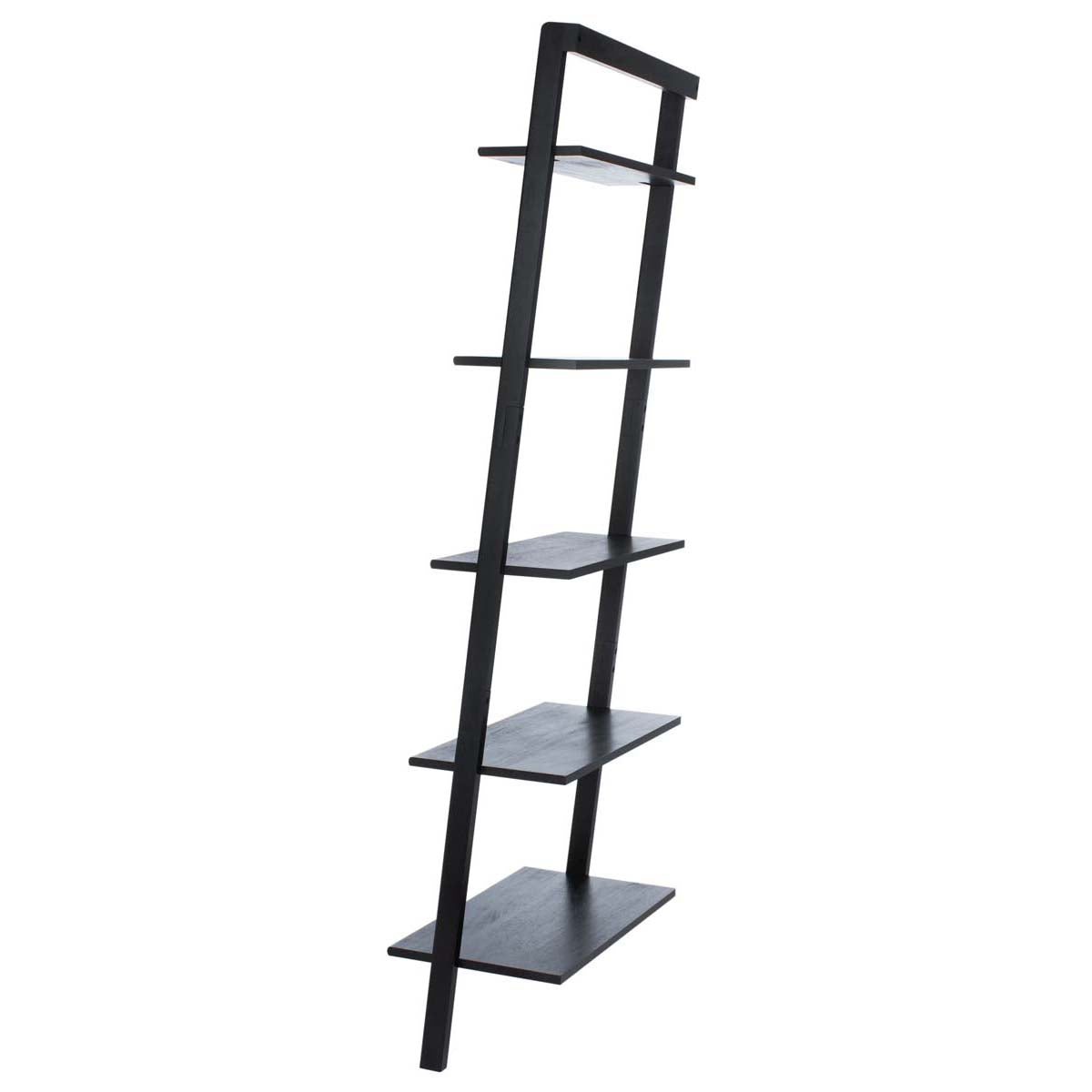 Safavieh Cullyn 5 Tier Leaning Etagere , ETG9401 - Black